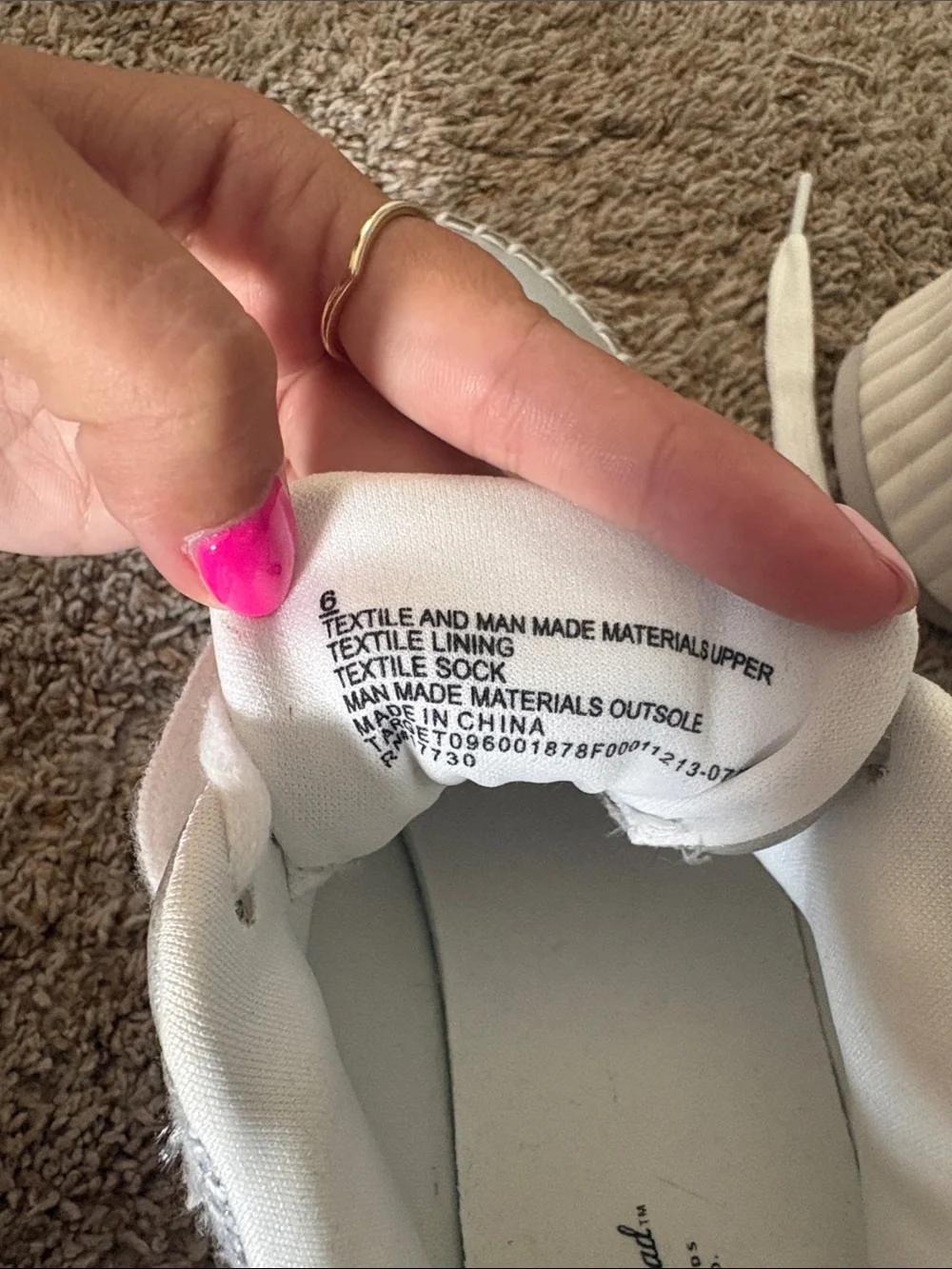 Universal Thread Gray and White Platform Sneakers